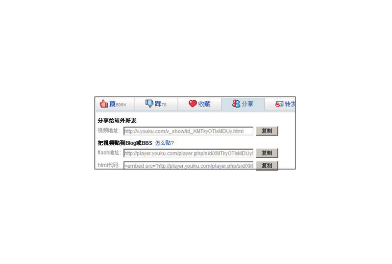 分享按钮